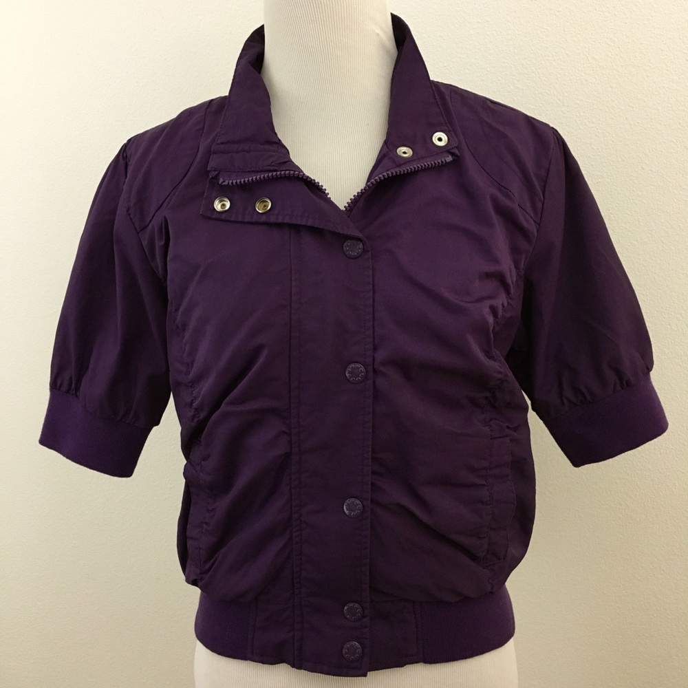 Cropped Short Sleeve Jacket